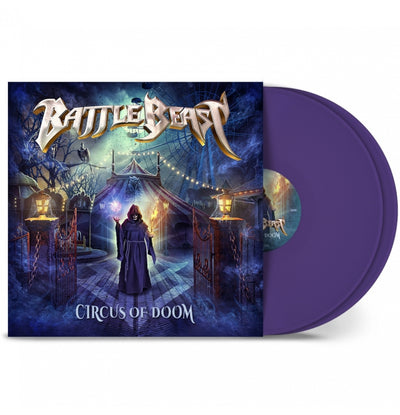 Battle Beast, Circus of Doom, Ltd Purple 2LP Vinyl + Signed Postcard