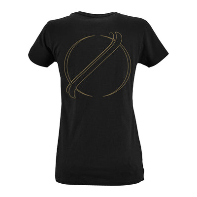 Bjørkø, Metallic Gold Logo, Women's T-Shirt