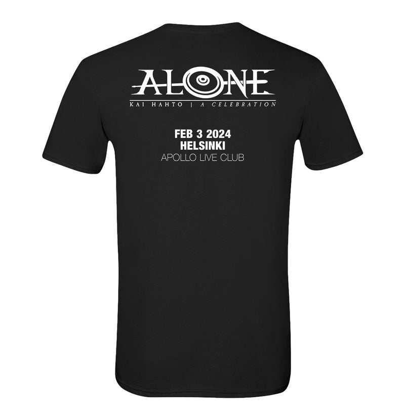 Kai Hahto, Alone White Print, T-Shirt
