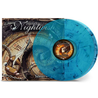 Nightwish, Yesterwynde, Ltd Curacao Black Marbled 2LP Vinyl