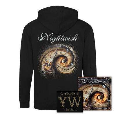 Nightwish, Yesterwynde, Jewel Case CD + Zip Hoodie + Patch, Bundle
