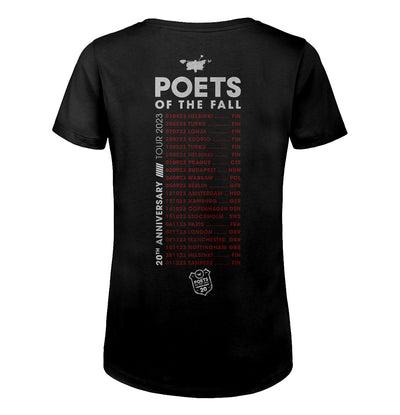 Poets of the Fall, Official Anniversary Tour, Women's T-Shirt