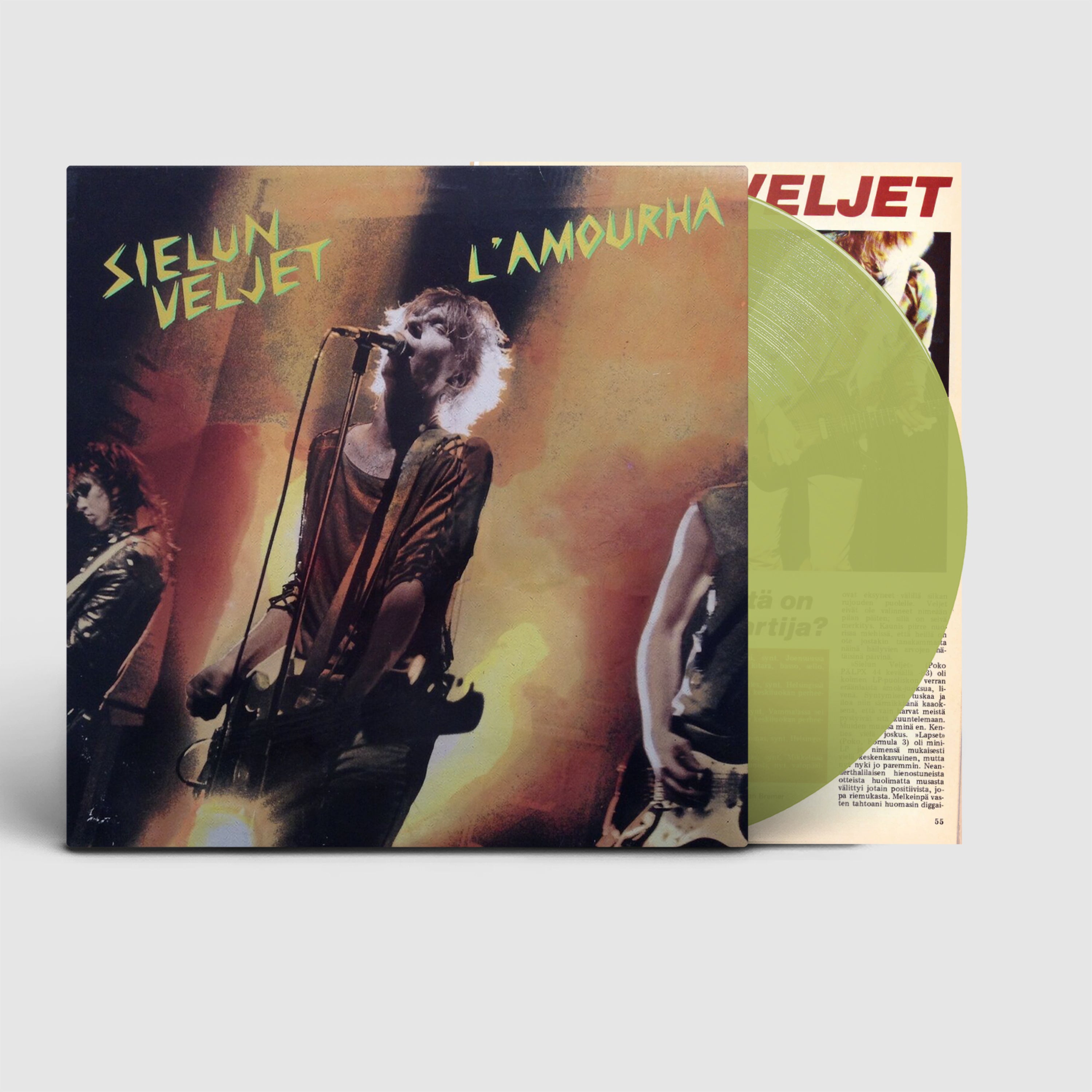 Sielun Veljet, L'Amourha, Läpinäkyvä Lime Vinyyli – Backstage Rock