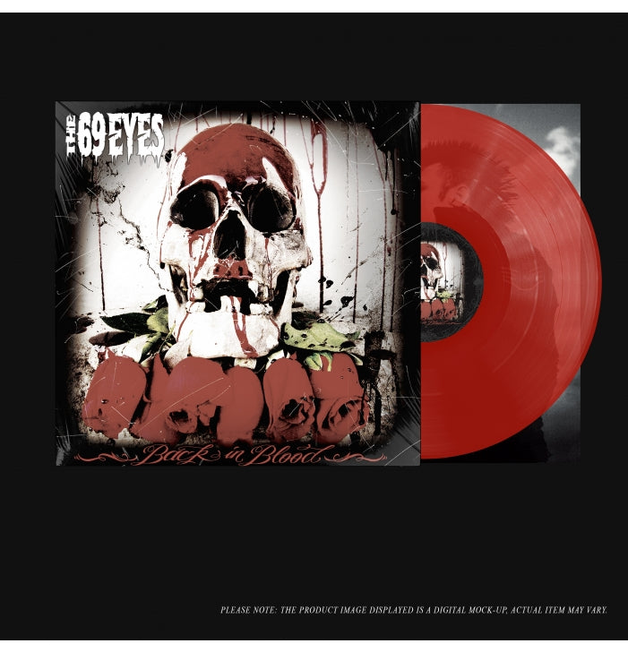 The 69 Eyes, Back in Blood, Ltd Transparent Red Vinyl – Backstage