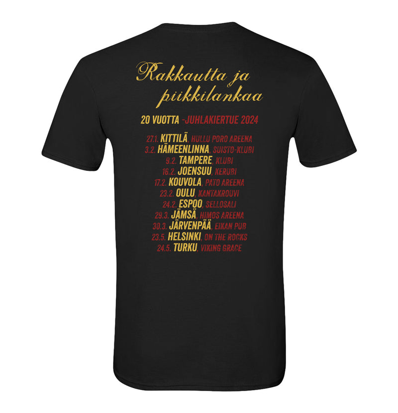 Uniklubi, Rakkautta ja Piikkilankaa Tour 2024, T-Shirt