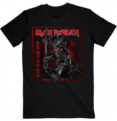 Iron Maiden, Senjutsu Cover Distressed Red, T-Shirt