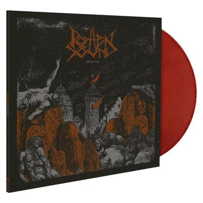 Rotten Sound, Apocalypse, Ltd Solid Red / Black Marbled Vinyl