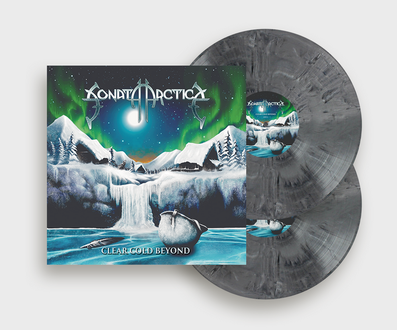 Sonata Arctica, Clear Cold Beyond, White/Black Marbled 2LP Vinyl