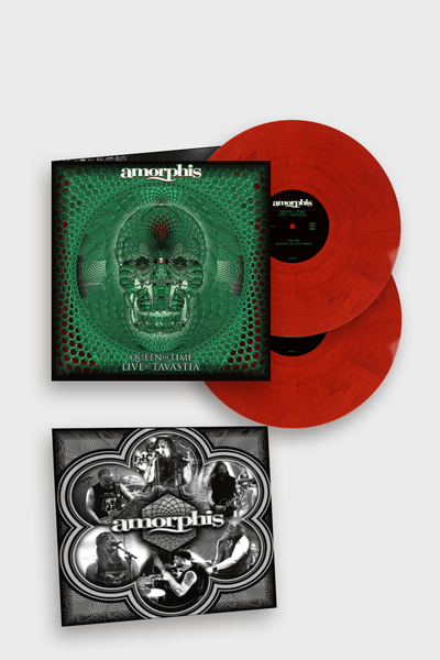 Amorphis, Queen of Time (Live At Tavastia 2021), Ltd Red/Blue Marbled 2LP Vinyl, Signed!