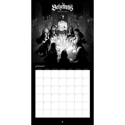 Belzebubs, Buns in the Coven – 2024 Wall Calendar, Large