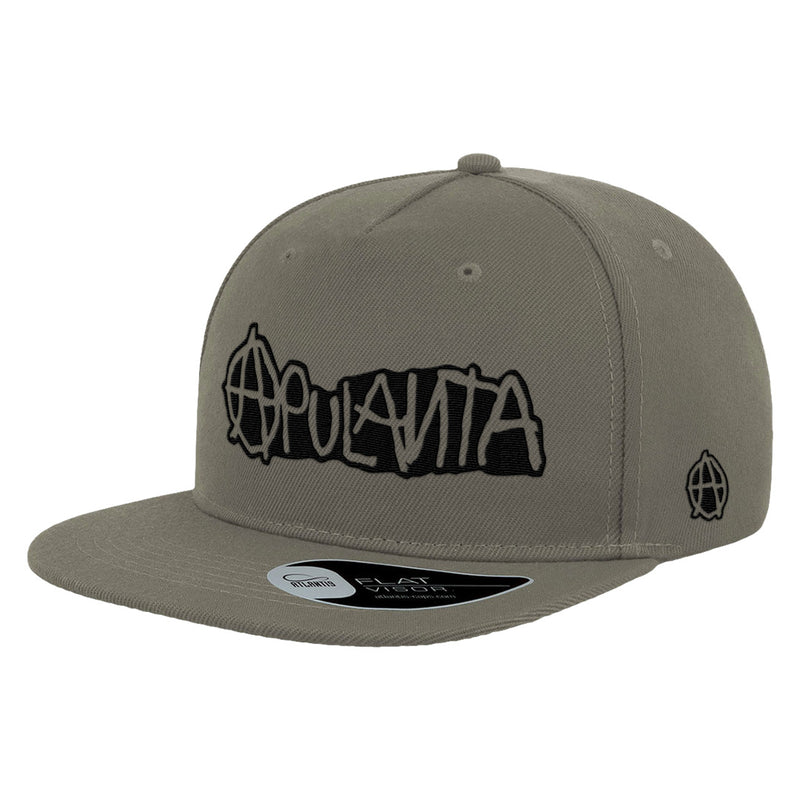 Apulanta, Logo, Grey Snapback Cap