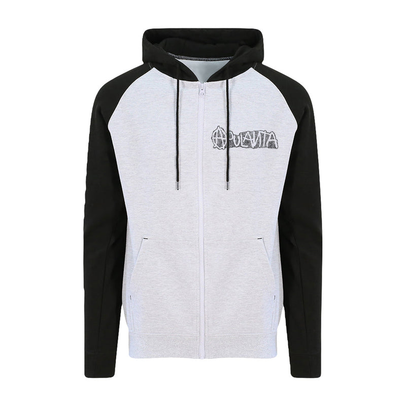 Vintage Logo, Baseball Zip Hoodie
