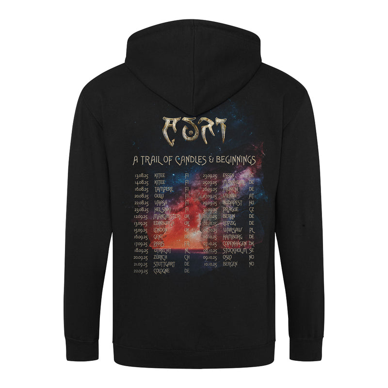 Auri, A Trail Of Candles & Beginnings Tour 2025, Zip Hoodie