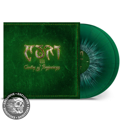 Auri, III - Candles & Beginnings, Green/White/Dark Green Splatter 2LP Vinyl + Logo T-Shirt, Bundle