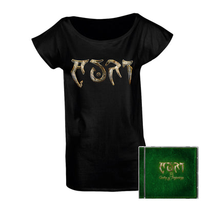 Auri, III - Candles & Beginnings, CD + Logo Women's Low-Neckline T-Shirt, Bundle