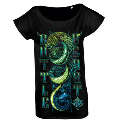 Battle Beast, Sea Serpent, Women's Low Neckline Shirt