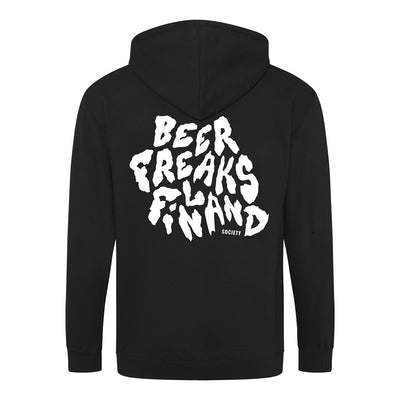 Olutposti, Beer Freaks Finland Society, Black Zip Hoodie