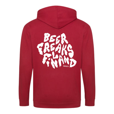 Olutposti, Beer Freaks Finland Society, Fire Red Zip Hoodie