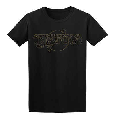 Bjørkø, Metallic Gold Logo, T-Shirt