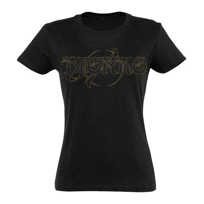 Bjørkø, Metallic Gold Logo, Women's T-Shirt