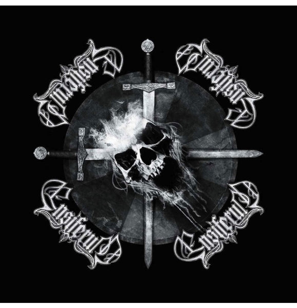 Toppa Tessuta Ensiferum Skull - Ufficiale, 8x10 Cm, Con Bordo Cucito Per Giacche E Borse