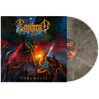 Ensiferum, Thalassic, Ltd Clear Slate Grey Marbled Vinyl