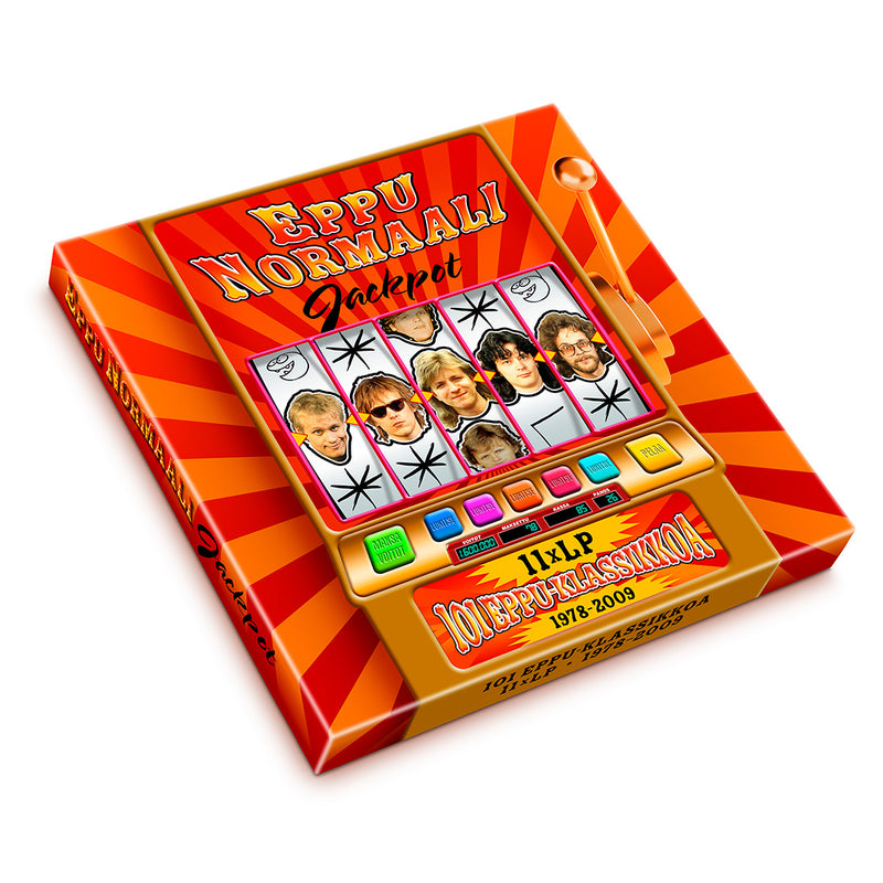 Eppu Normaali, Jackpot - 101 Eppu-klassikkoa 1978-2009, Transparent Orange 11LP Vinyl Box Set