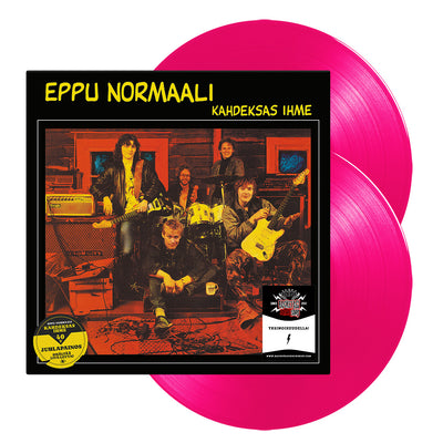 Eppu Normaali, Kahdeksas Ihme 40th Anniversary Edition, Numbered Transparent Magenta 2LP Vinyl