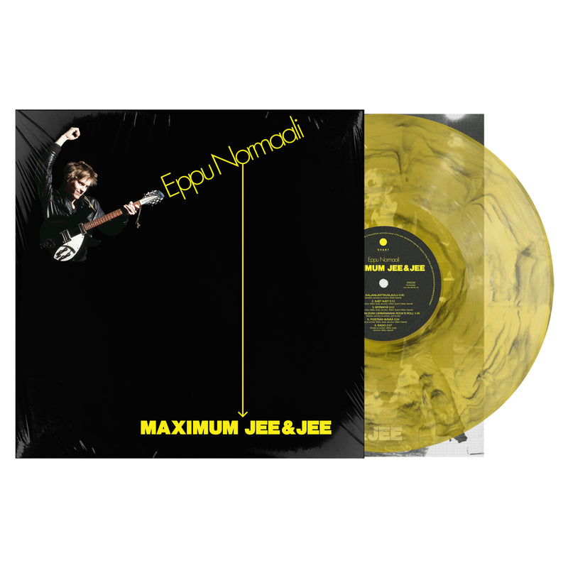 Eppu Normaali, Maximum Jee & Jee, Transparent Clear Yellow With Black Smoke Vinyl