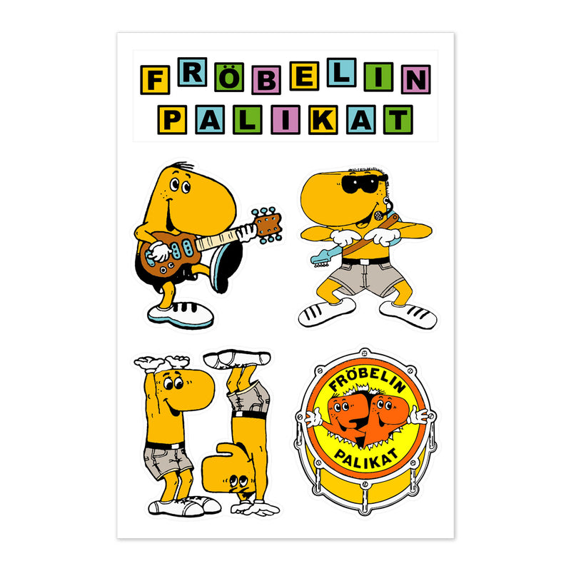 Fröbelin Palikat, Sticker Set