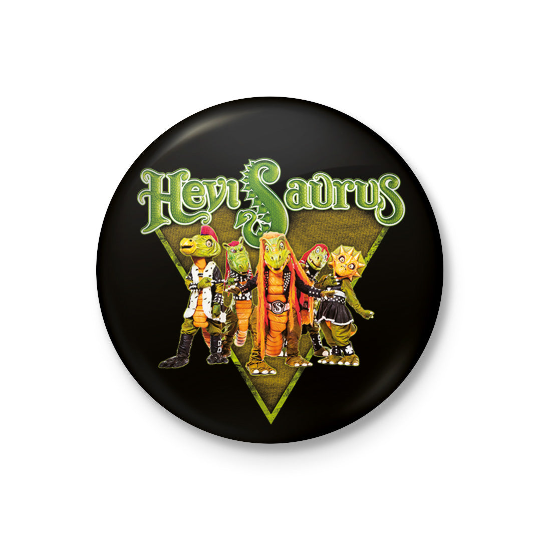 Nevasaurus Hevisaurus, Saurusjengi, Badge – Backstage Rock Shop