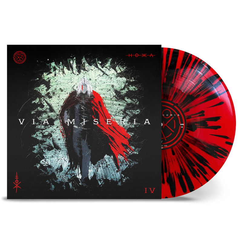 HOKKA, Via Miseria IV, Ltd Red / Black Splatter Vinyl – Backstage