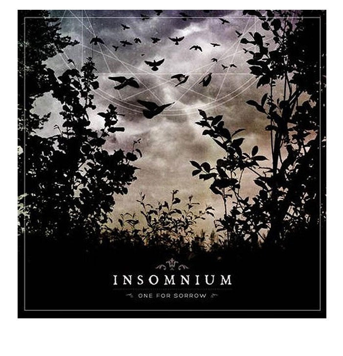 Insomnium, One for Sorrow (Re-Issue 2024), Ltd Transparent Magenta-Black Marbled Vinyl + T-Shirt, Bundle