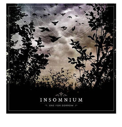 Insomnium, One for Sorrow (Re-Issue 2024), Ltd Transparent Magenta-Black Marbled Vinyl