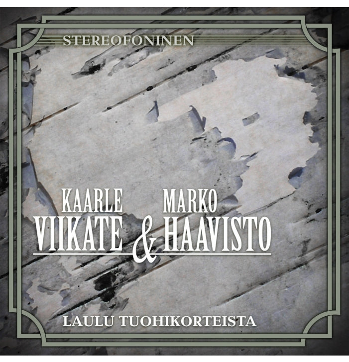 Kaarle Viikate & Marko Haavisto, Laulu tuohikorteista, Numbered Silver Vinyl