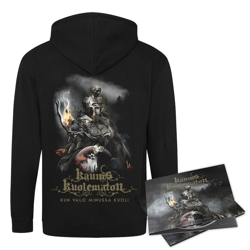Kaunis Kuolematon, Kun Valo Minussa Kuoli, Digipak CD + Zip Hoodie, Bundle