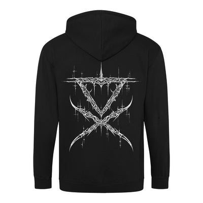 Lost Society, White Ritual Logo, Zip Hoodie
