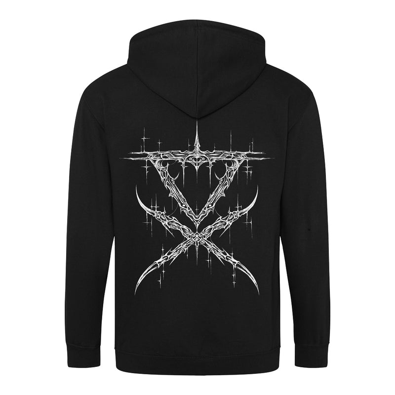 Lost Society, White Ritual Logo, Zip Hoodie