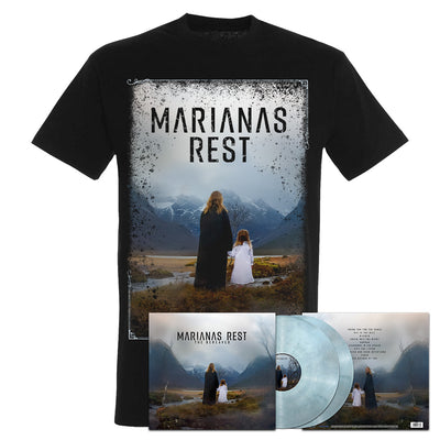 Marianas Rest, The Bereaved, Transcrystal / Turquoise 2LP Vinyl + T-Shirt, Bundle