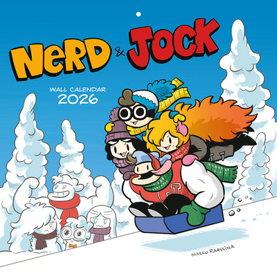 Nerd & Jock - Wall Calendar 2026