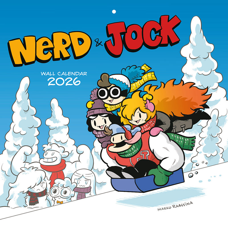 Nerd & Jock - Wall Calendar 2026