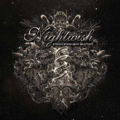 Nightwish, Endless Forms Most Beautiful, Clear Gold Black Splatter 2LP Vinyl