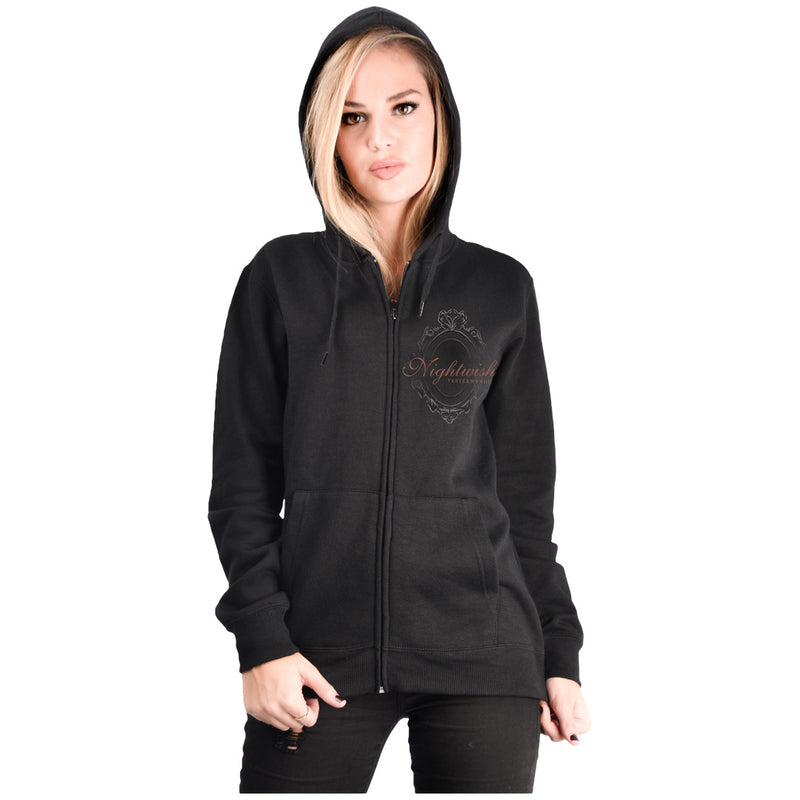 Nightwish, Yesterwynde Stamp Logo, Solid Black Women&