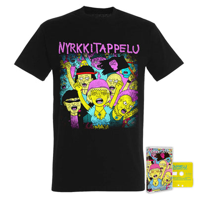Nyrkkitappelu, Nyrkkitappelu. Nyt!, Cassette + T-Shirt, Bundle