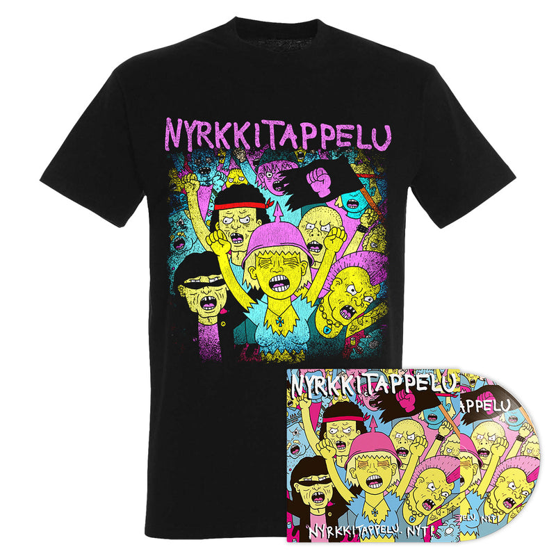 Nyrkkitappelu, Nyrkkitappelu. Nyt!, Ltd Picture Vinyl + T-Shirt, Bundle