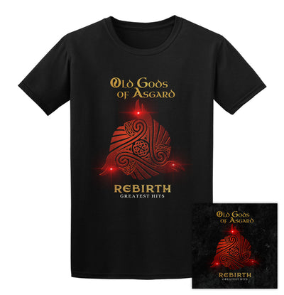 Old Gods of Asgard, Rebirth, CD + T-Shirt Bundle