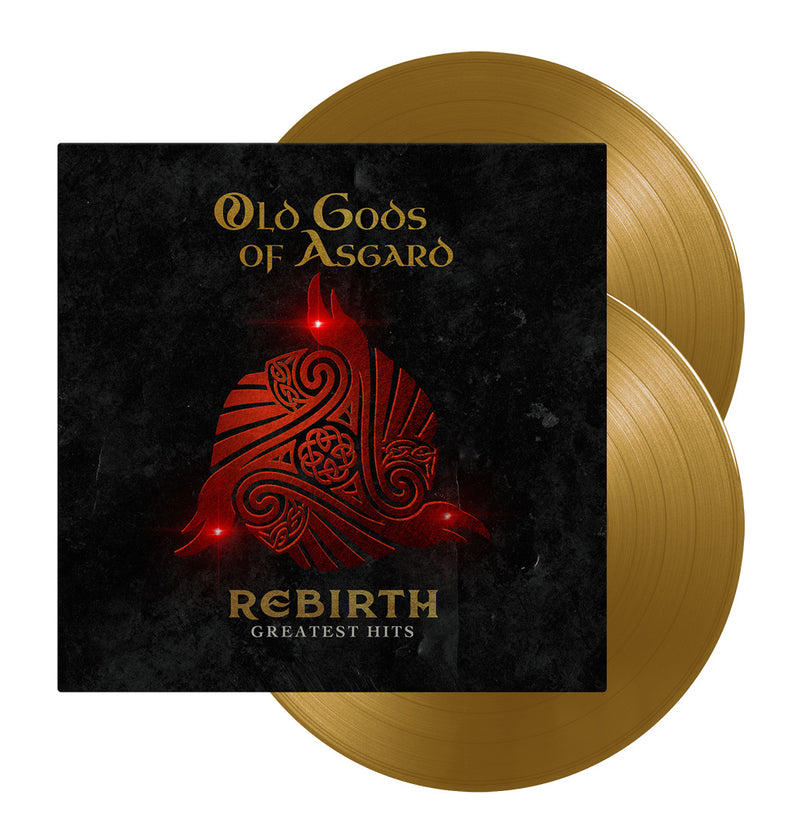 Old Gods of Asgard, Rebirth - Greatest Hits, Gold 2LP Vinyl
