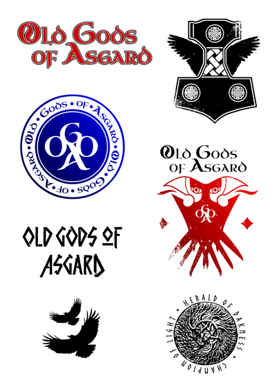Old Gods of Asgard, Transfer Tattoo Set