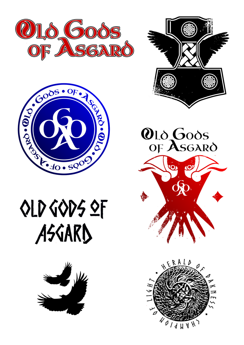 Old Gods of Asgard, Transfer Tattoo Set