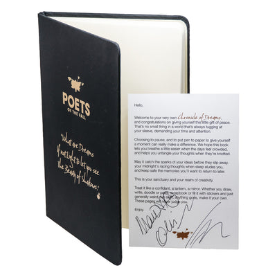 Poets of the Fall, Chronicle Of Dreams, Notebook + Signed Card
